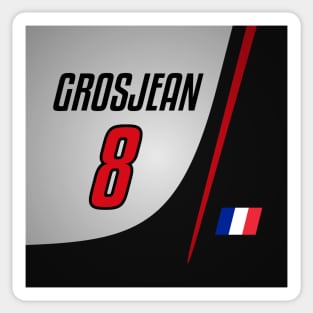 F1 2016 - #8 Grosjean [launch version] Sticker